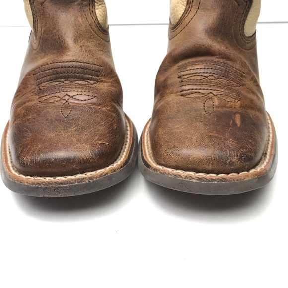 Ariat Unisex Youth Crossfire Cowboy Boots Sz 11 - Picture 4 of 8